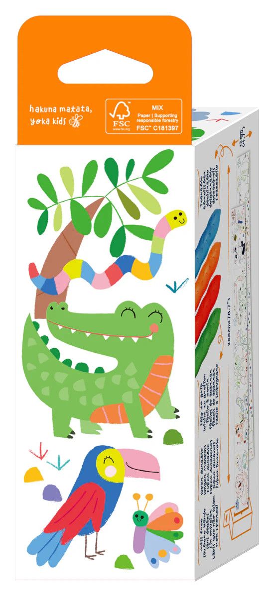 Mini Coloring Roll Safari