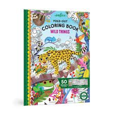 Wild Things Fold-out Coloring Book
