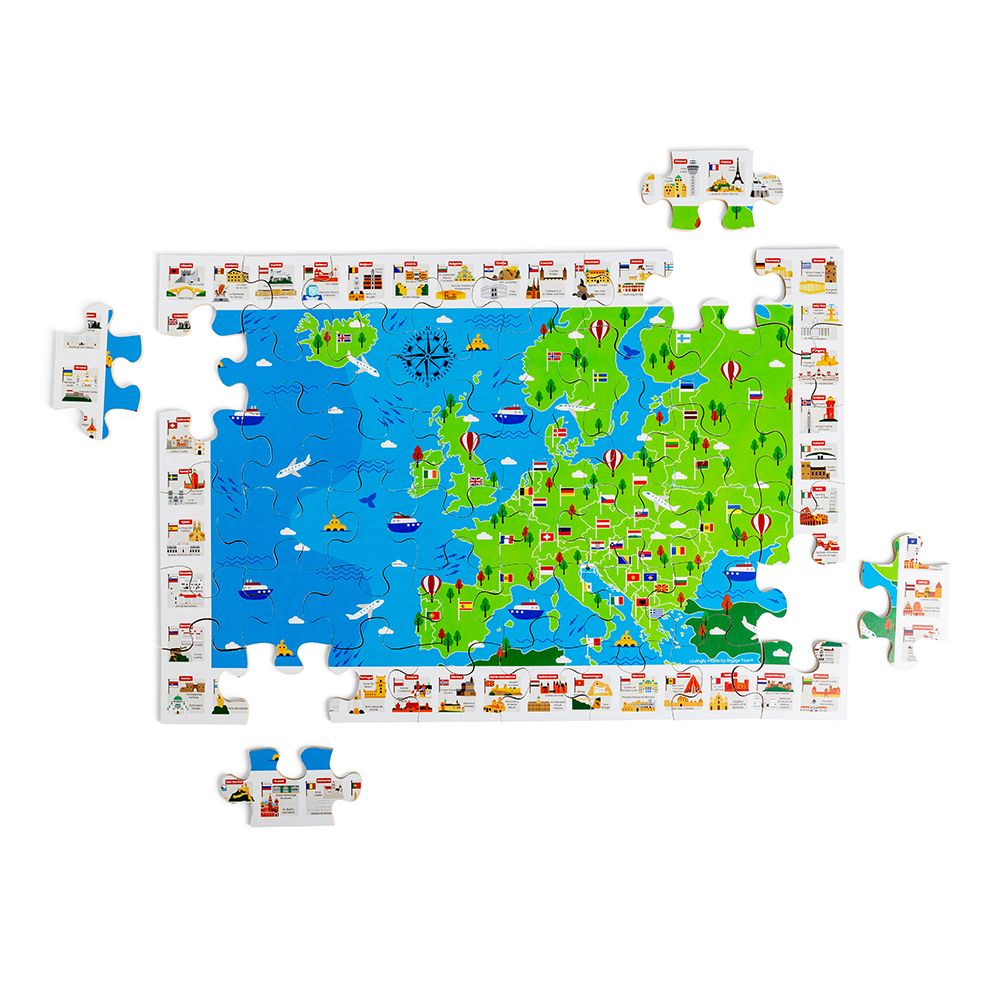 European Landmarks Floor Puzzle