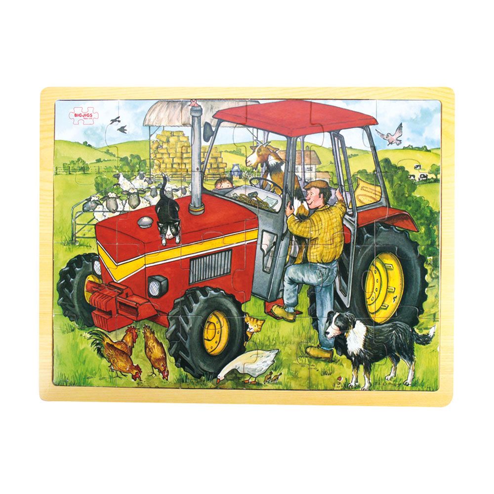 Tray Puzzle Tractor- 24pc