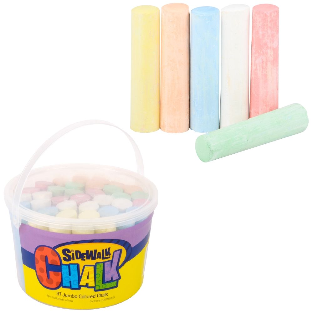 Jumbo Chalk In A Bucket