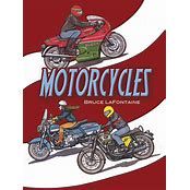 Motorcycles Coloring Book