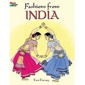 Fashions from India Coloring Book