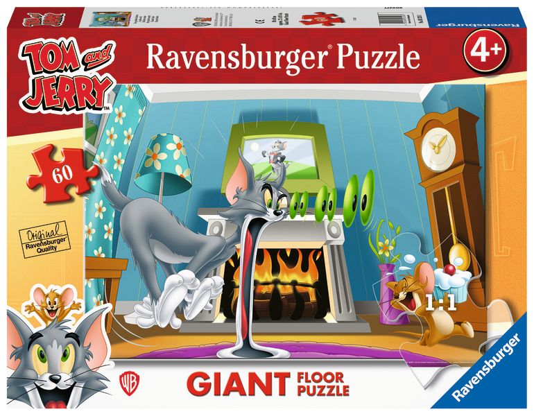 Tom &amp; Jerry 60 Pc Giant Floor Puzzle