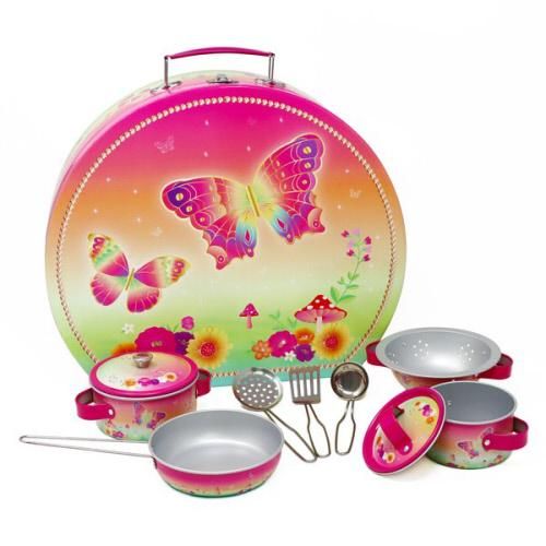 Rainbow Butterfly Cooking Set In Carry Case