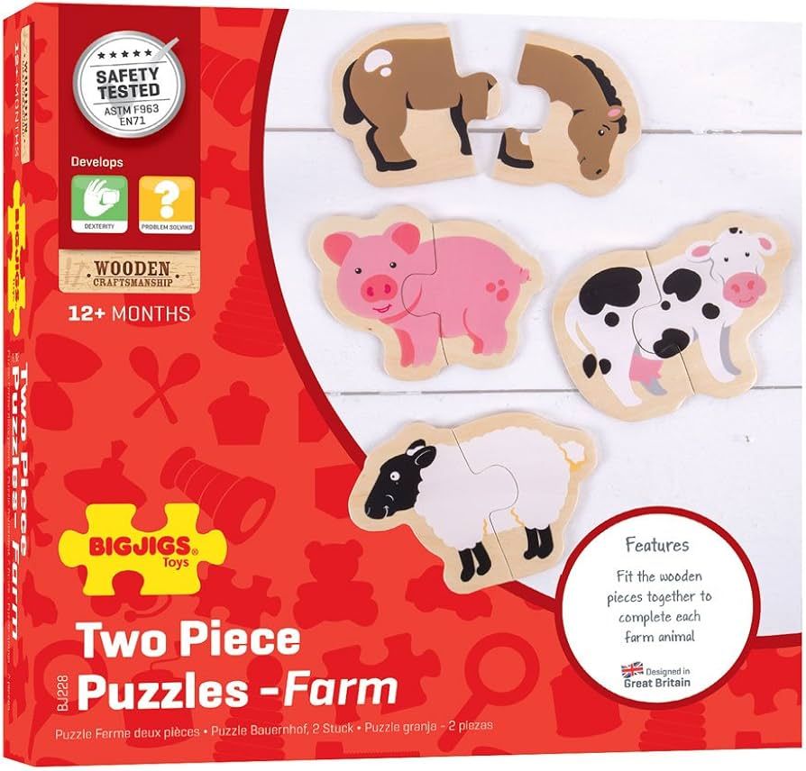 Two Piece Farm Puzzle