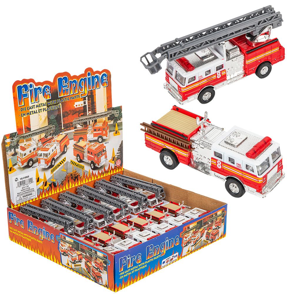 5.5" Pullback Fire Truck