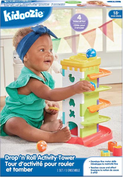 Drop 'n Roll Activity Tower