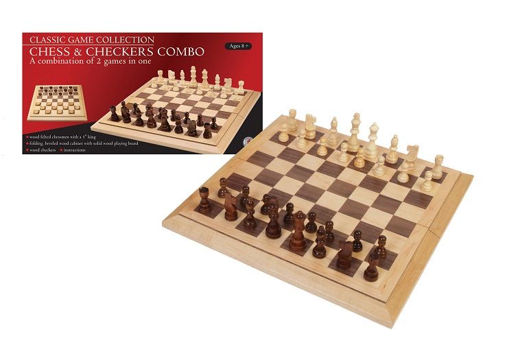 16" Folding Chess/Checkers