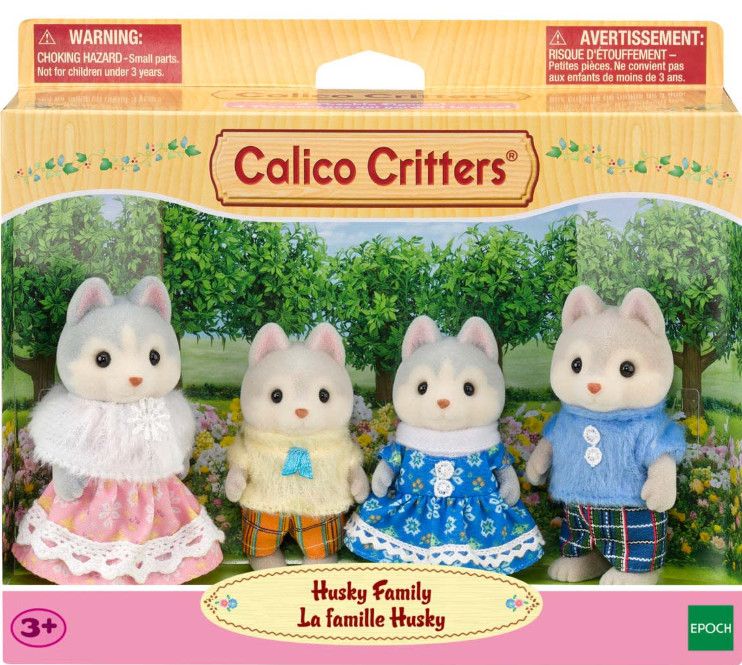 Calico Critter Husky Family