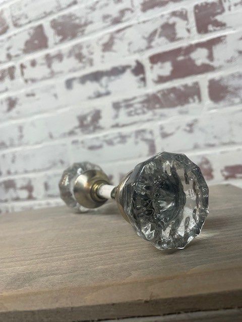 Crystal Door Knob Set