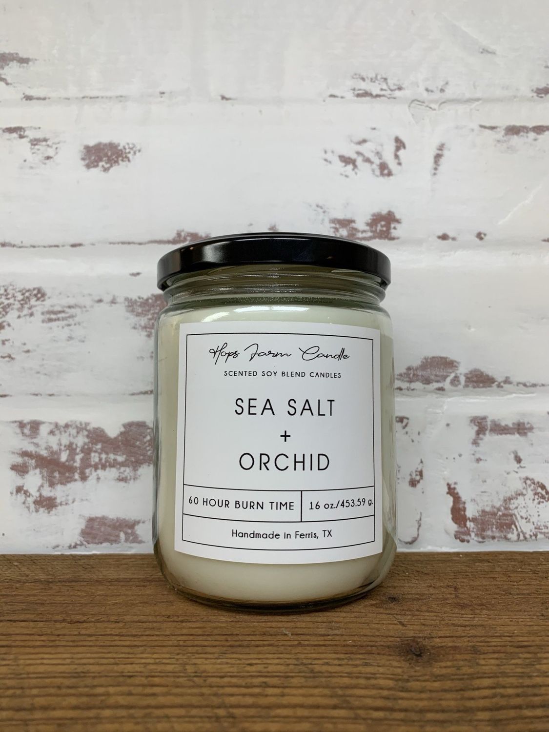 Hops Farm Candles Sea Salt + Orchid