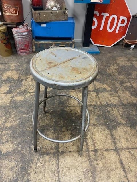metal stool