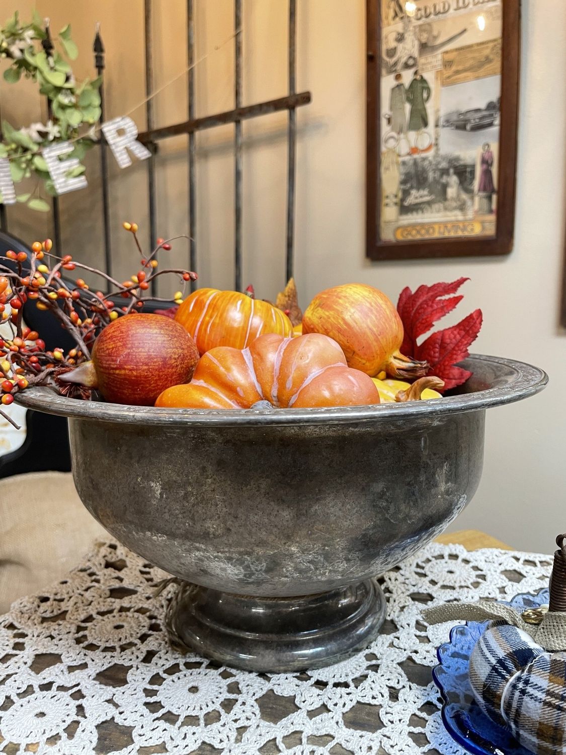Oneida silver footed bowl