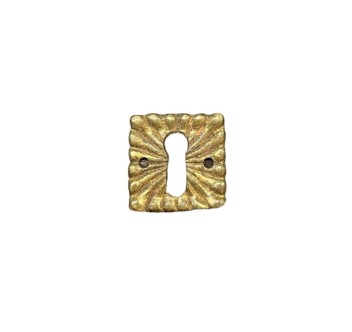 Brass Square Escutcheon