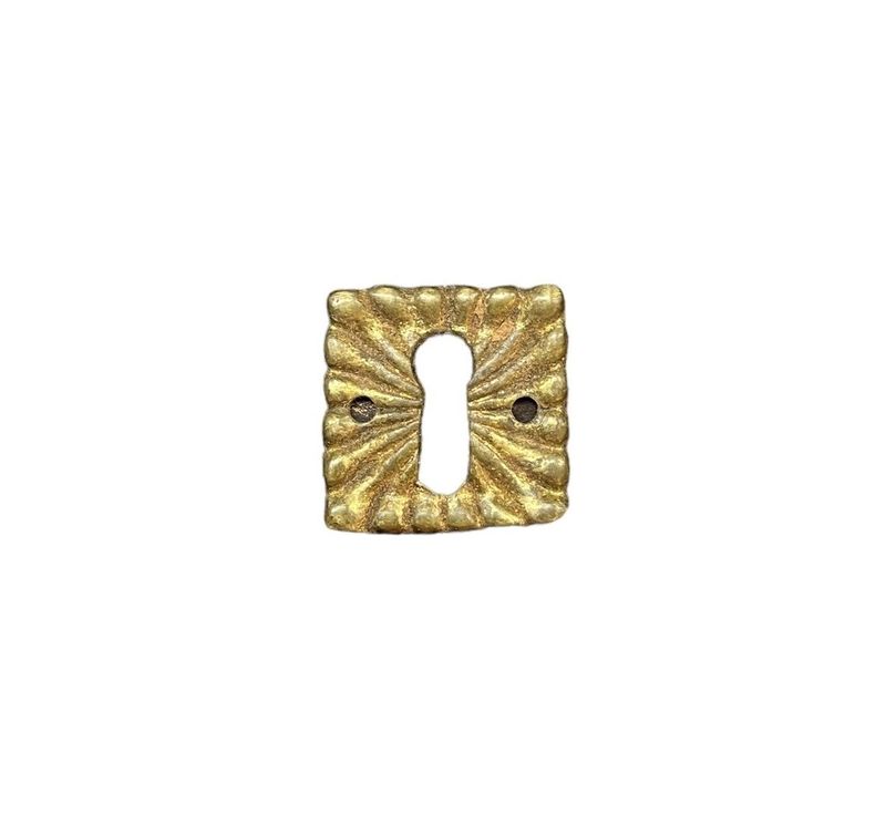 Brass Square Escutcheon