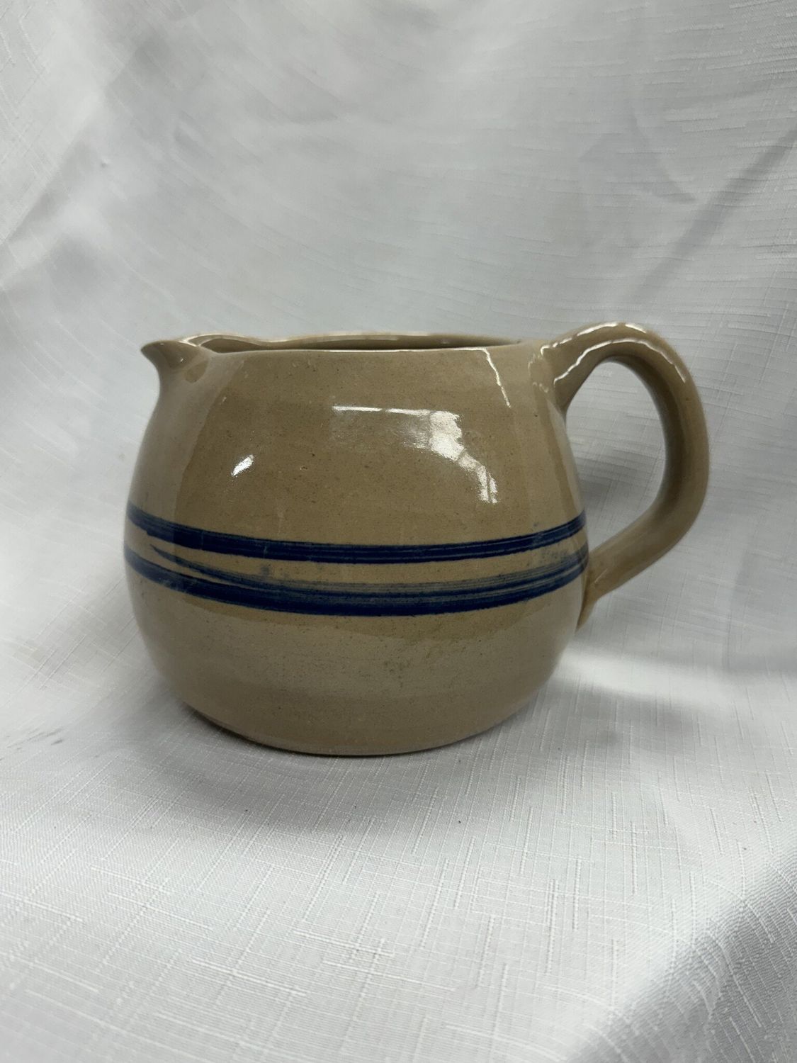 Small Stonewear Pottery Pitcher