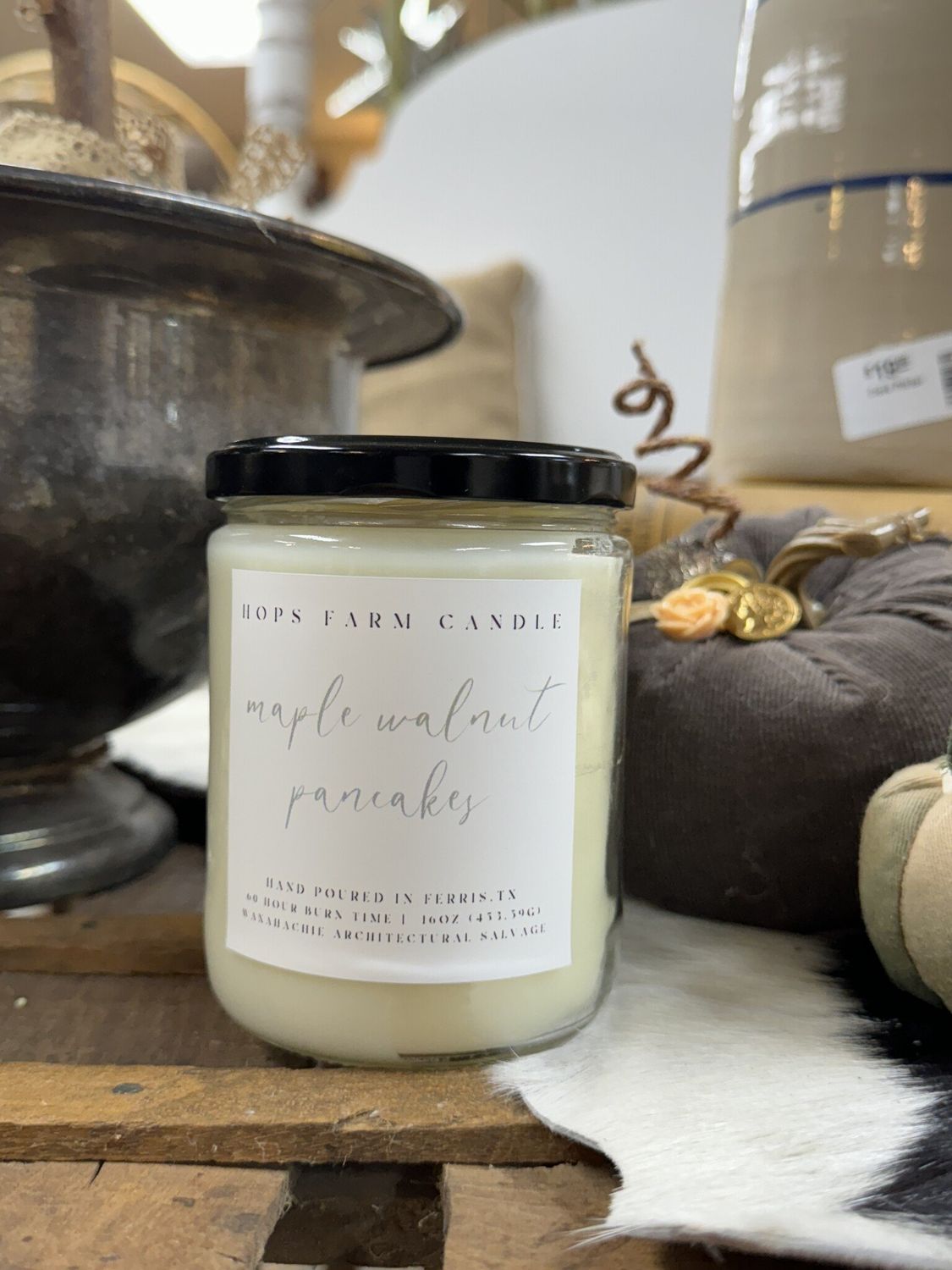 Hops Farm Candles Maple Walnut Pancake