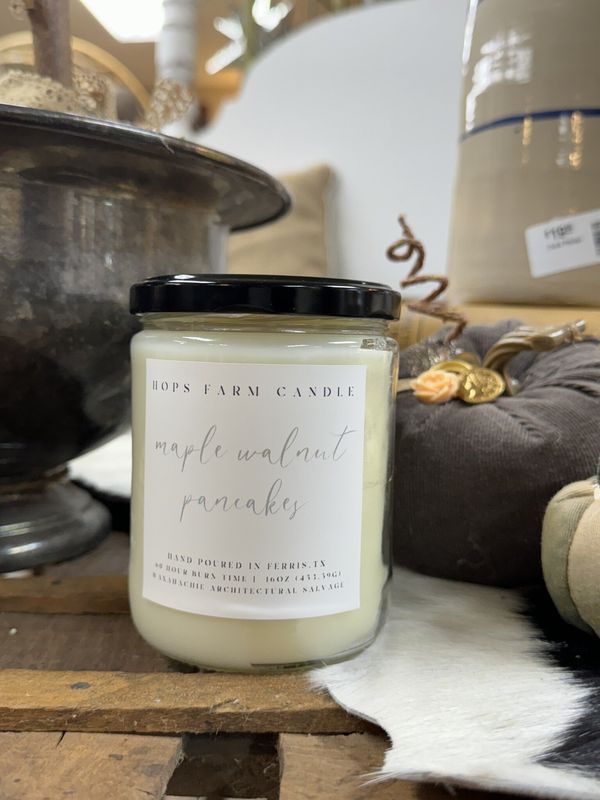 Hops Farm Candles Maple Walnut Pancake