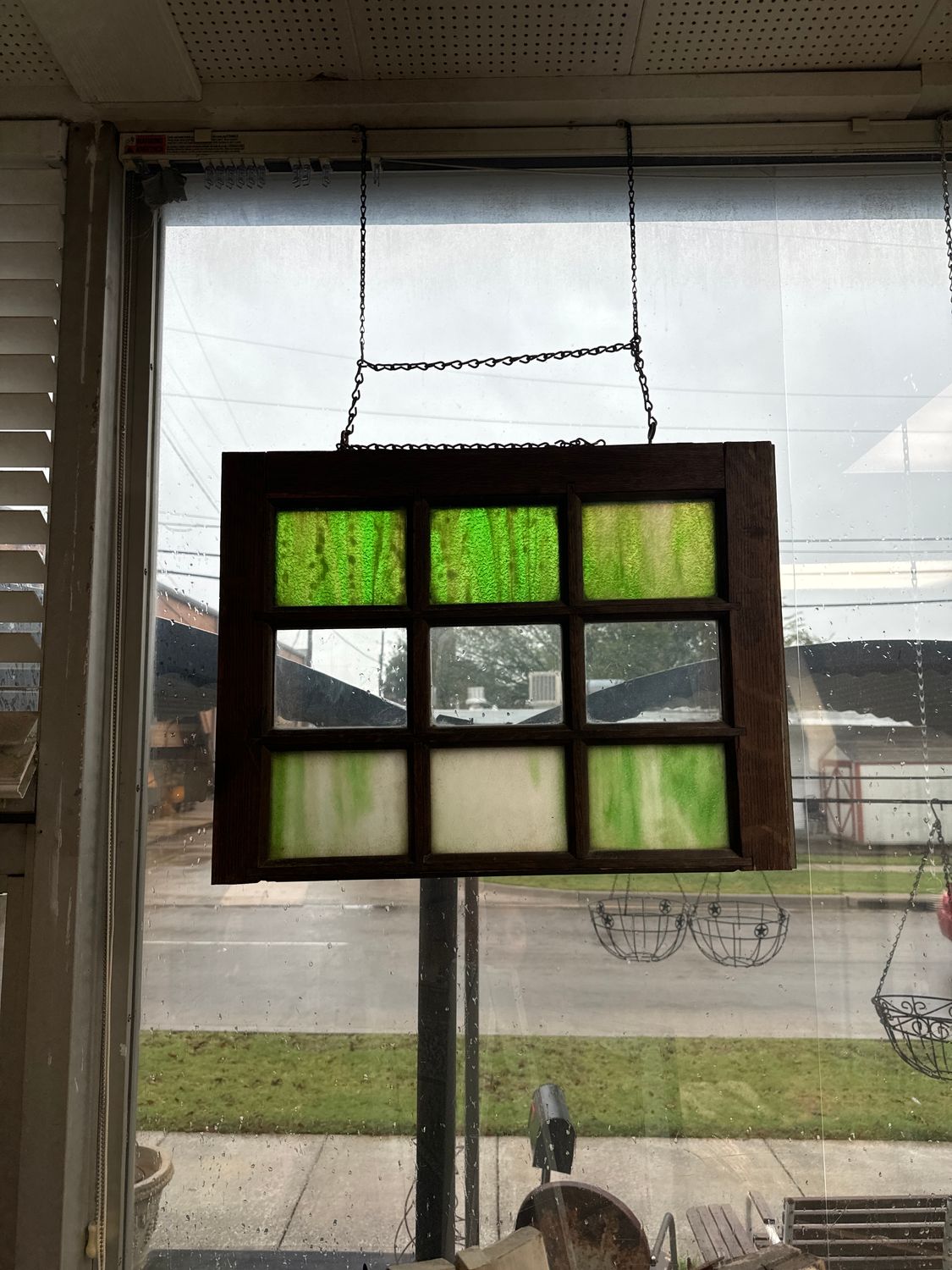 Green Stained Glass