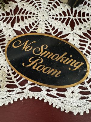 No Smoking Room Sign