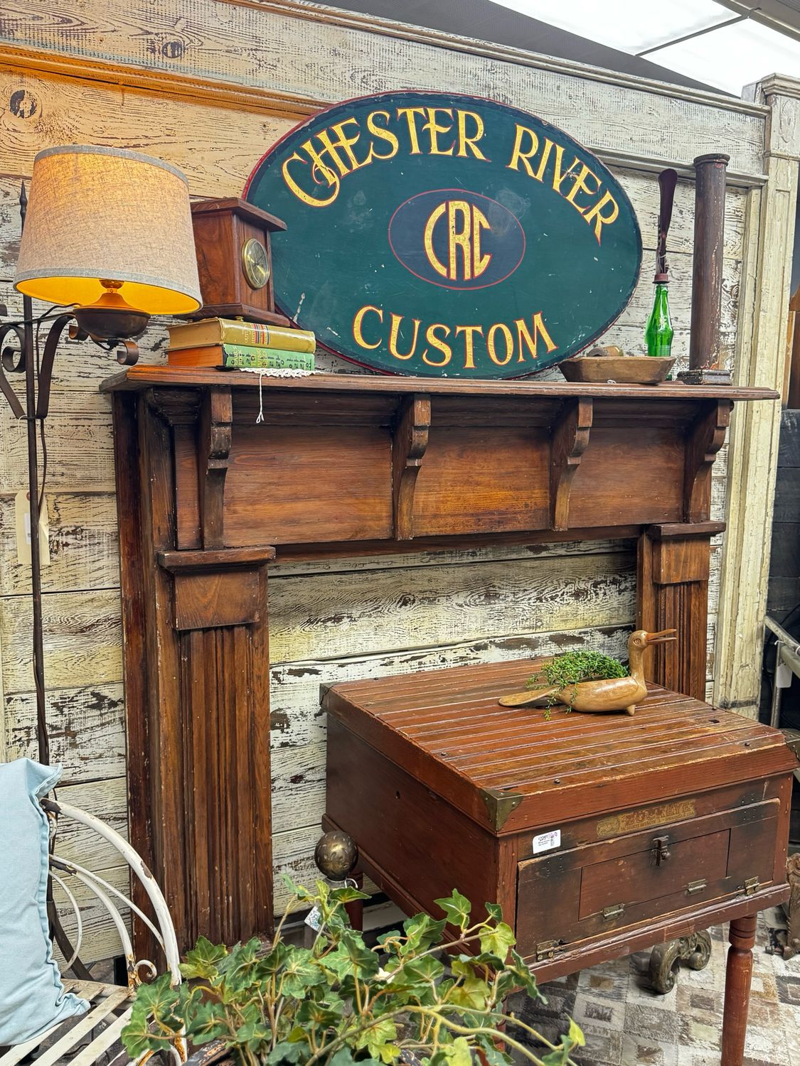Antique 1800s New Orleans Mantle
