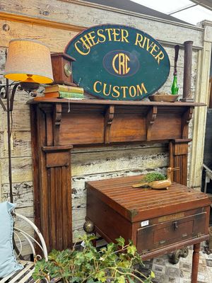 Antique 1800s New Orleans Mantle