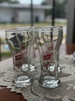 Schlitz Beer Cups Set of 4
