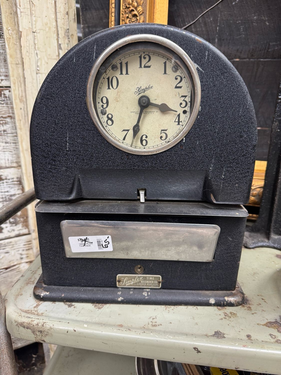 1950&#39;s Punch Time Clock