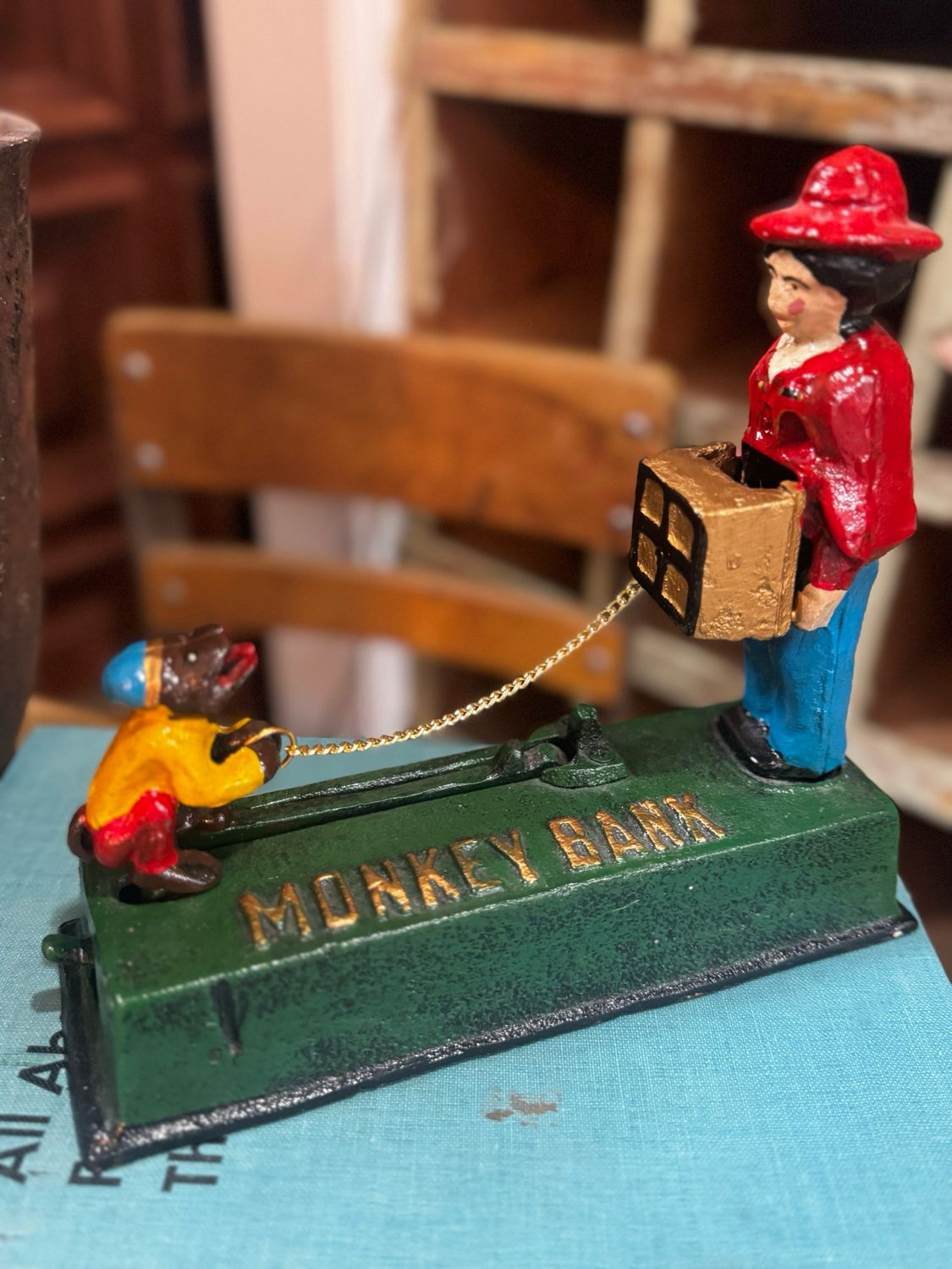 Vintage Monkey Bank