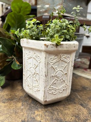 White Clay Planter
