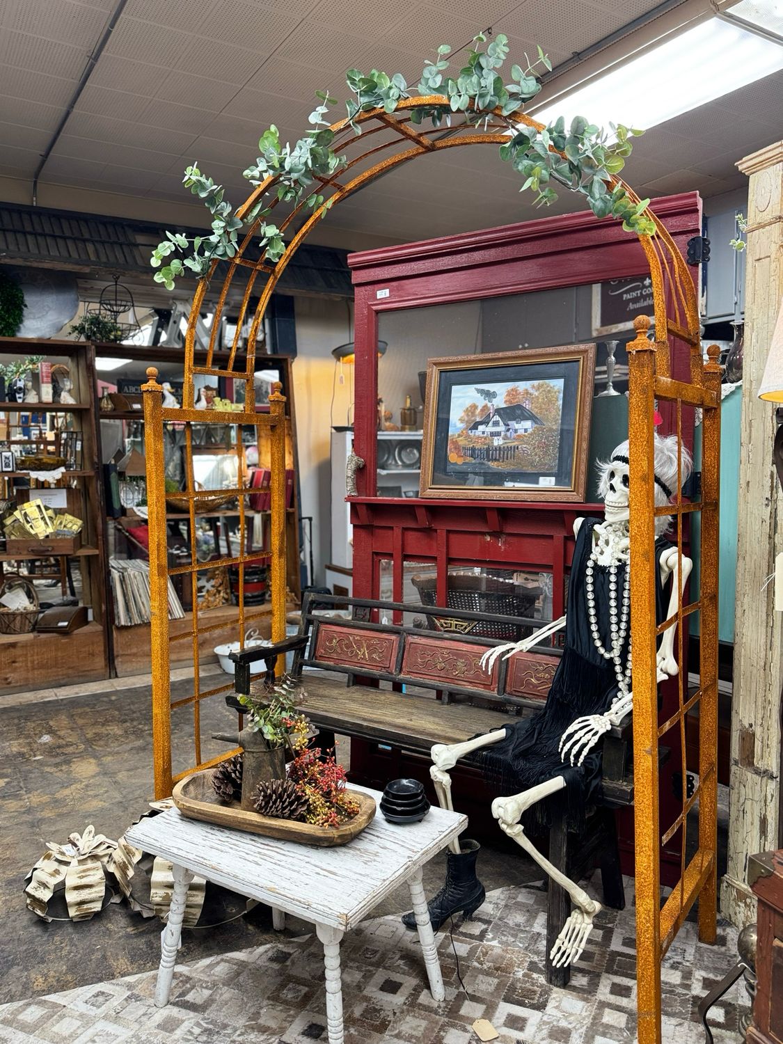 Large Garden Arch - White