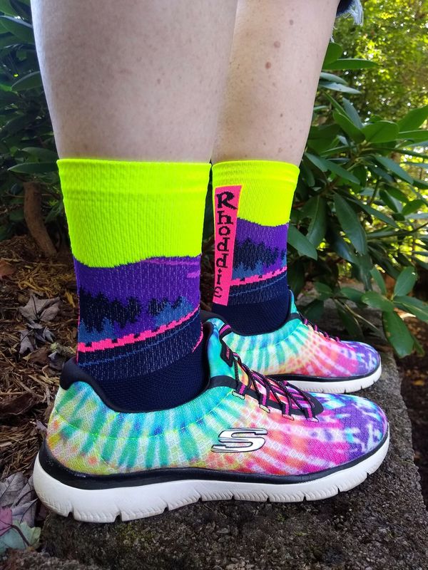 Grandfather Mountain Sunset Sock