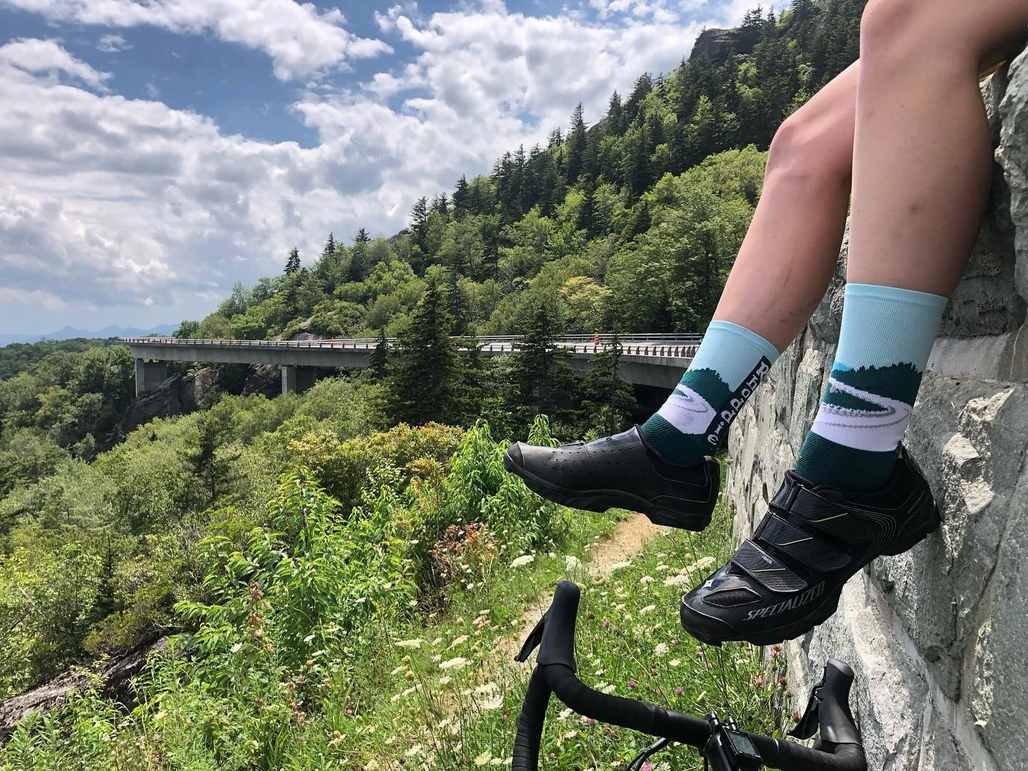 Linn Cove Viaduct Sock