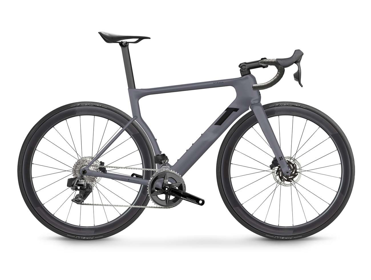 3T Strada Rival AXS 2X12 Charcoal 54cm w/3T Carbon wheel upgrade