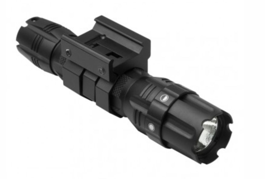 ProSeries Green LED Hunter FlashLight &amp; Mount