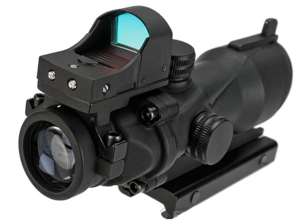 Matrix Bravo OP Style 4x32 Magnified Scope w/ Red Dot Reflex Sight