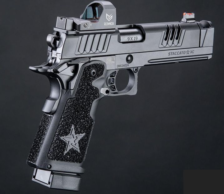 EMG Staccato Licensed XC 2011 Gas Blowback Airsoft Co2 Pistol w/ Master Grip