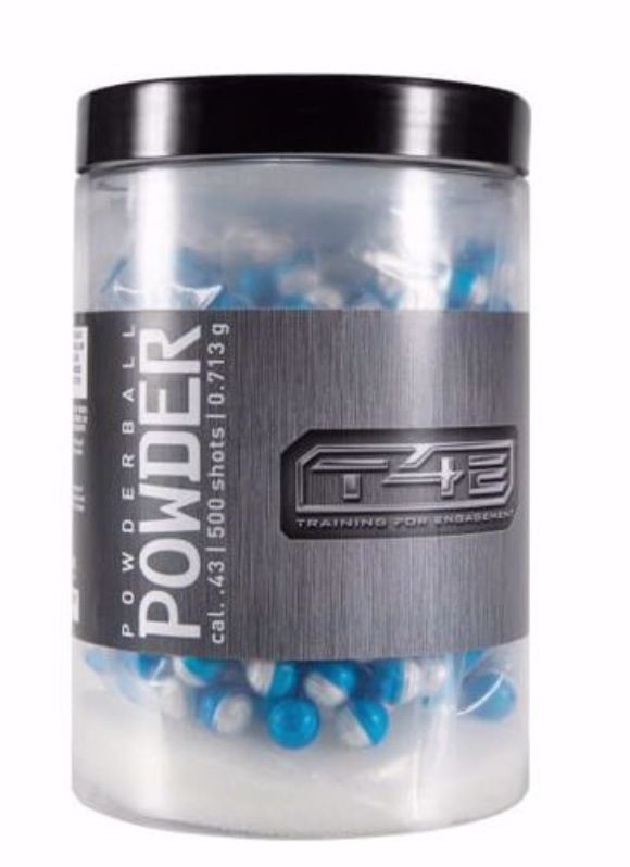 T4E .43cal Powder Balls, Attribute: Blue/White, Size: 500ct