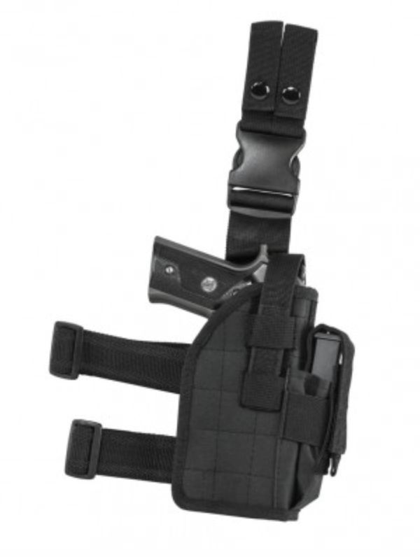 Drop Leg Universal Holster, Attribute: Black