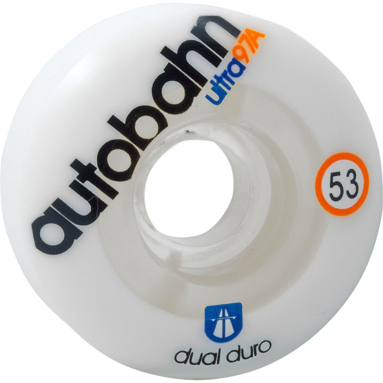 AUTOBAHN DUAL DUROMETER ULTRA 53mm 97a WHT/CLR