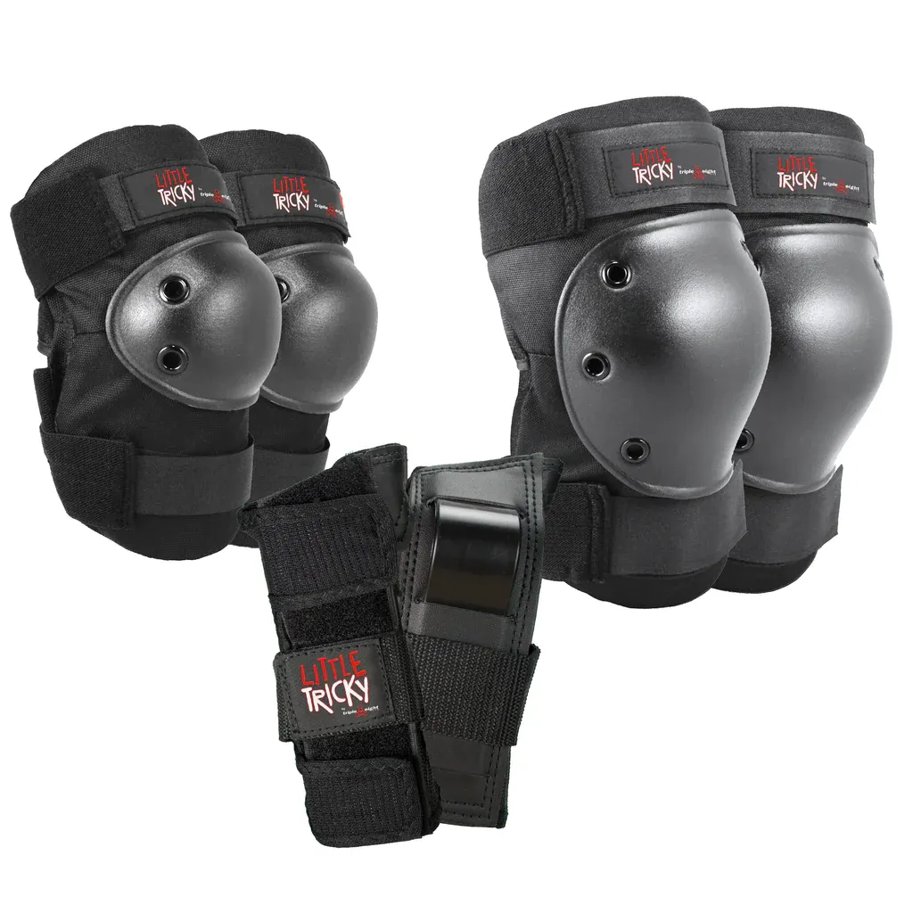 T8 LITTLE TRICKY 3/PK PADS-JR knee/elbow/wrist