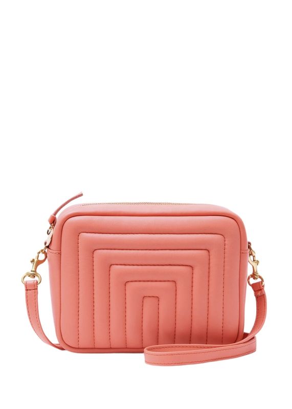 Midi Sac - Bright Coral Channel Quilt