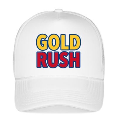 GOLD RUSH Trucker Hat - White