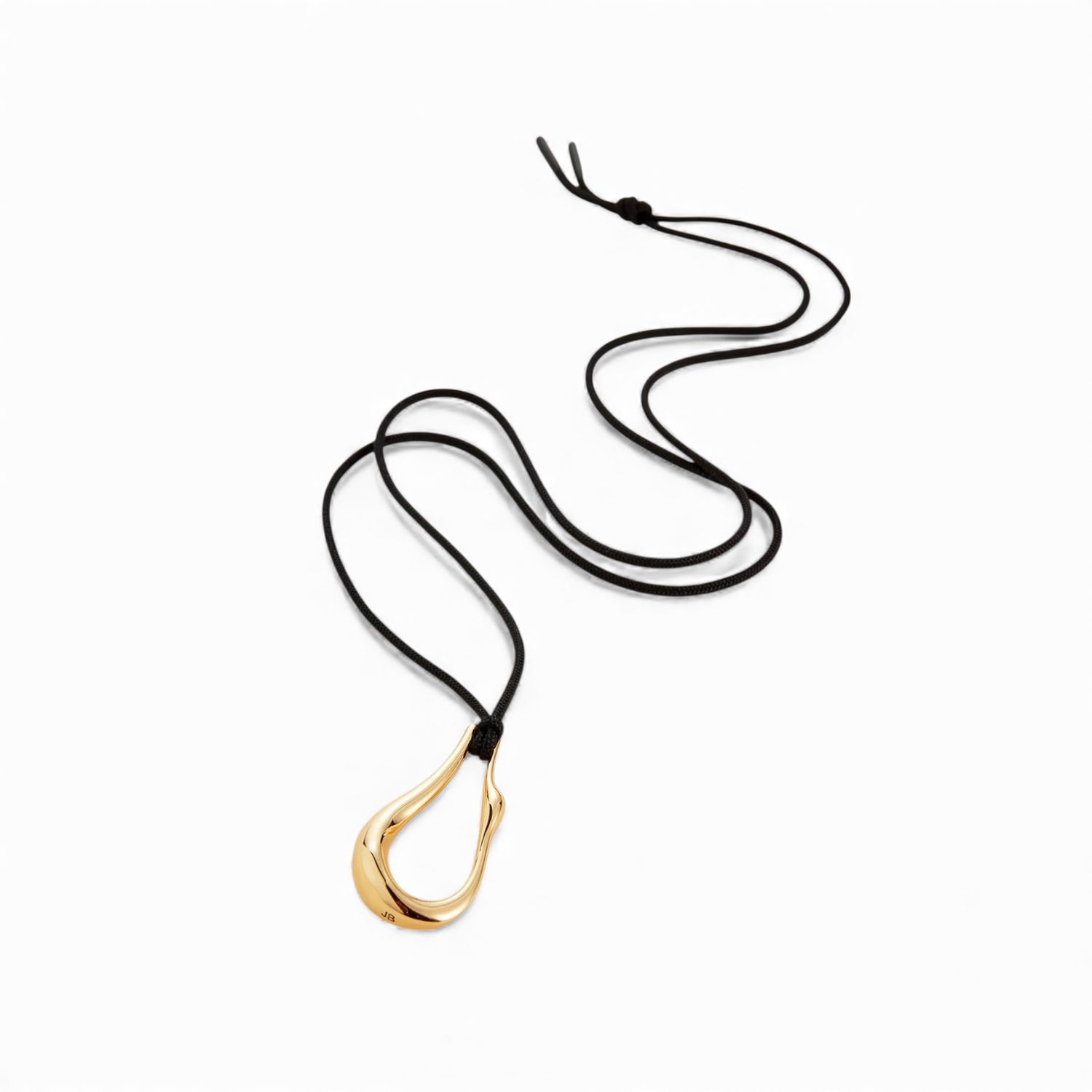 Egret Rope Necklace - Gold