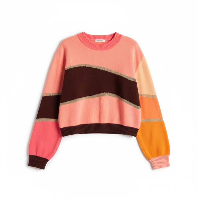 Abstract Scenic Crew - Cocoa/Neon