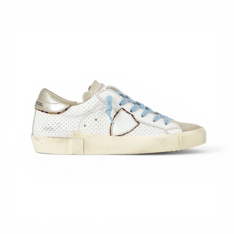 PRSX Low - Veau Perfore Blanc