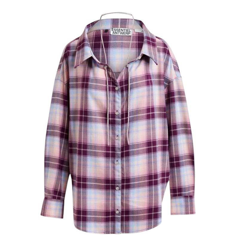 Jandrew Rhinestone Shirt - Bright Mauve
