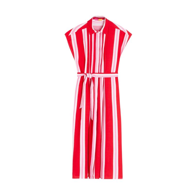 Jaretas Dress - Red &amp; White Stripe