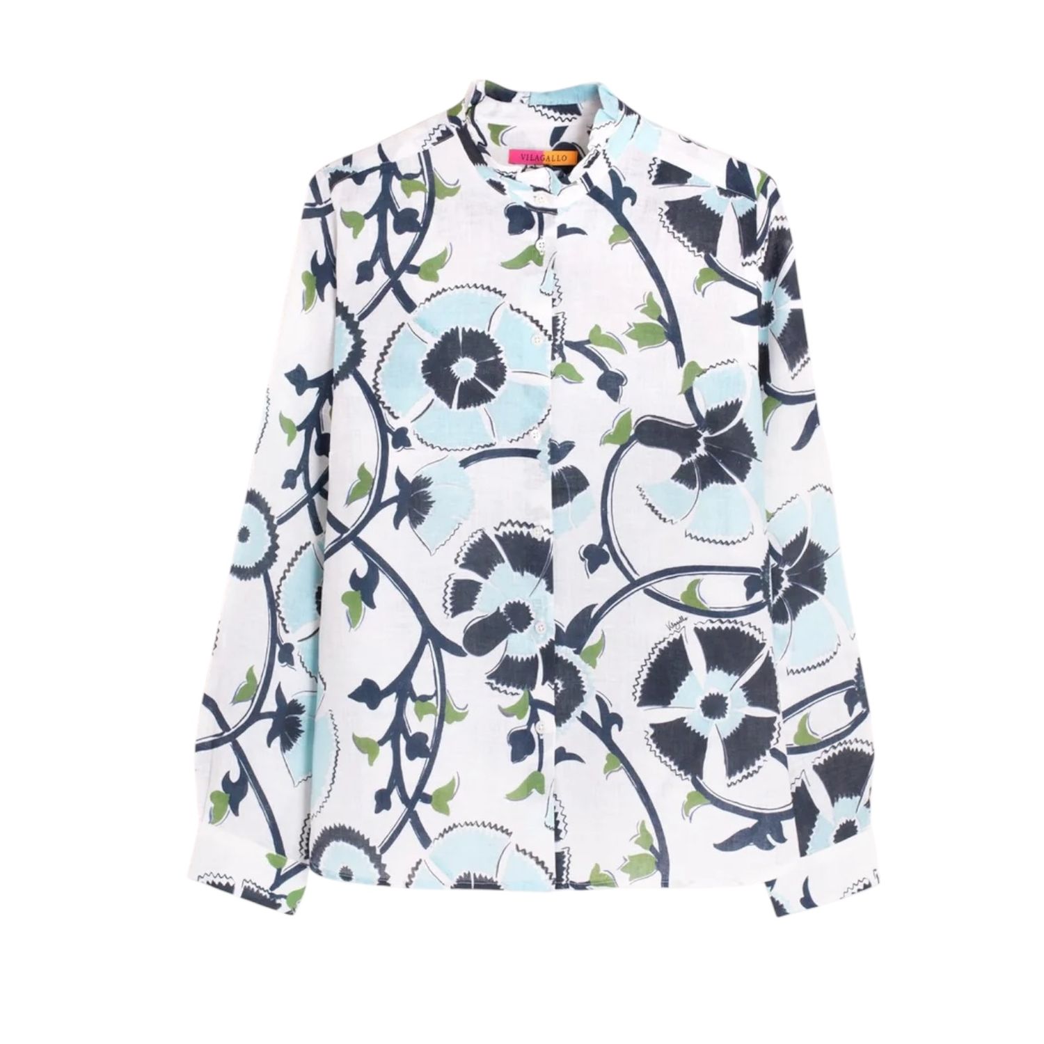 Andy Blouse - Floral Azul